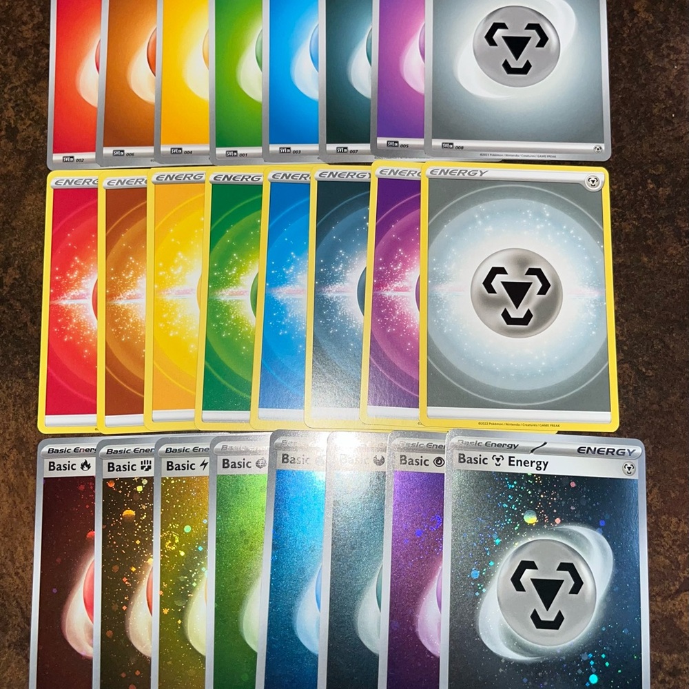 Koraidon tin STUFFED with energy cards!!